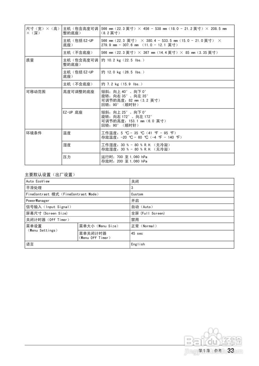 EIZO FlexScan EV2411W彩色液晶显示器用户手册:[4]