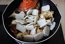 豉香梭蟹炒年糕