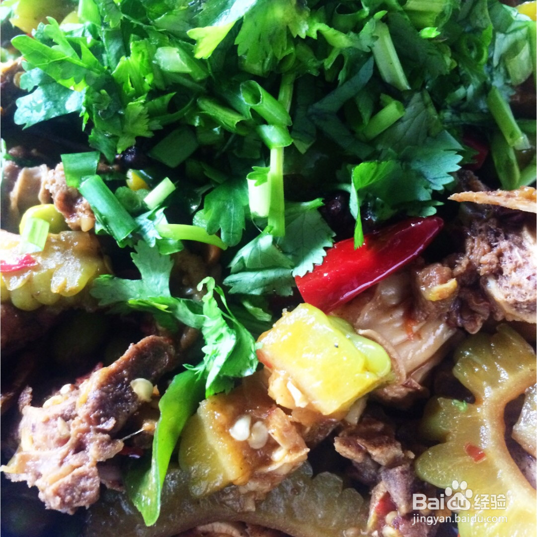 苦瓜青豆烧排骨的做法