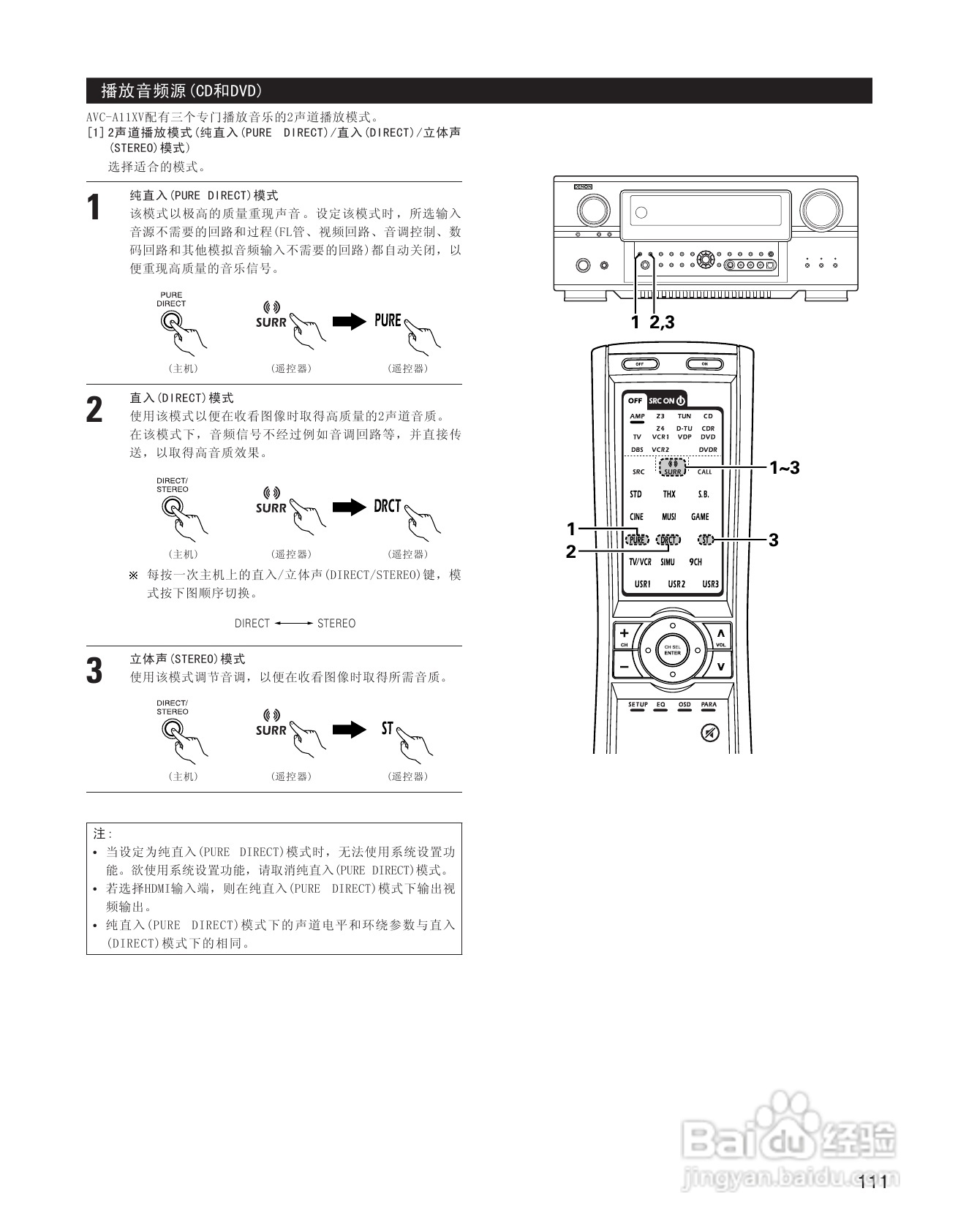 天龙AVC-A11XV 环绕音效扩大机说明书:[6]