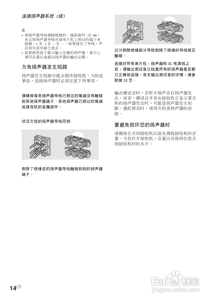 索尼STR-DE485功放使用说明书:[3]