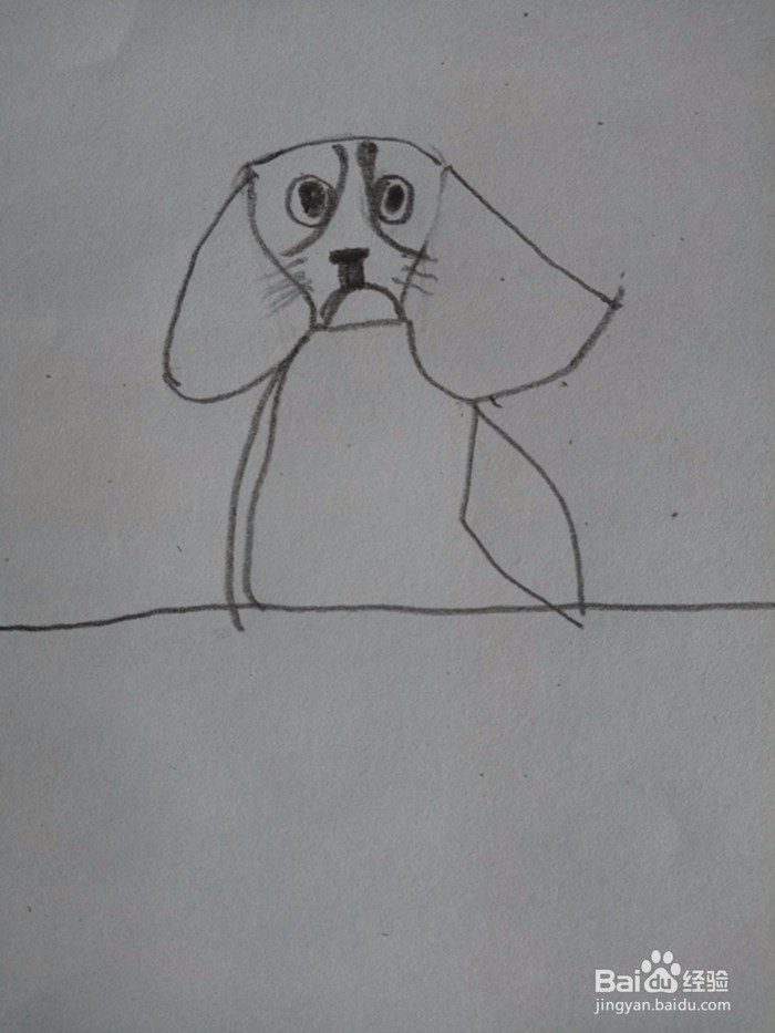 狗狗的简笔画