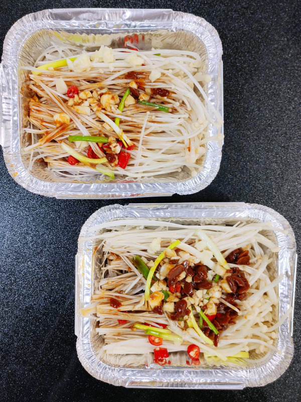 空气炸锅金针菇粉丝
