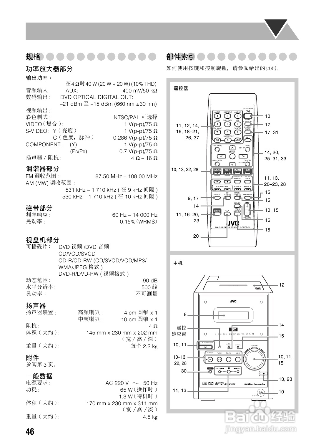 胜利者迷你音响UX-P450型使用说明书:[3]