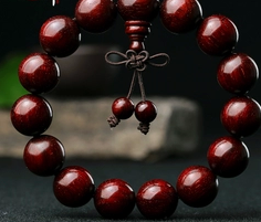 小叶紫檀盘好后的照片