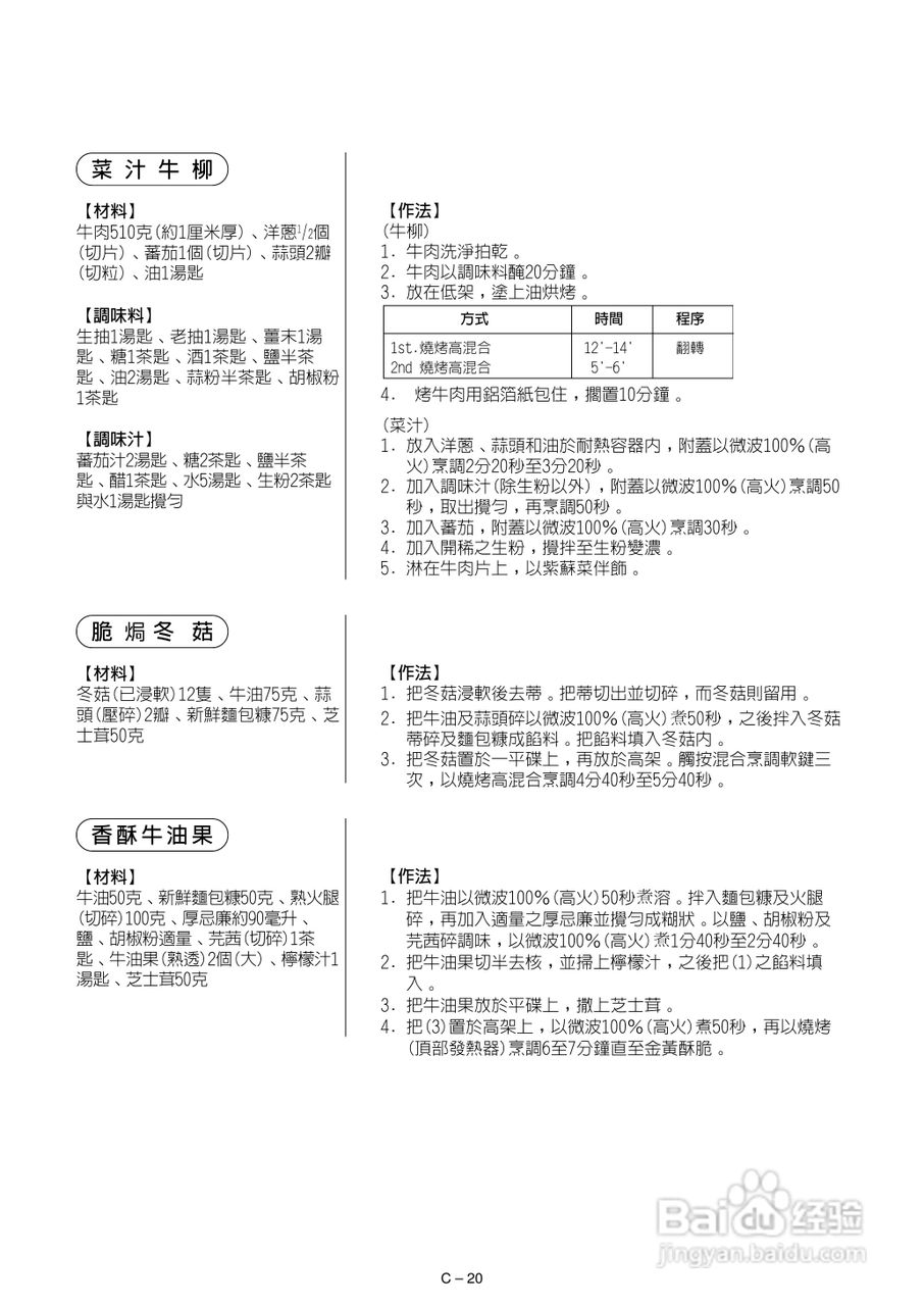 声宝R-882F型微波炉说明书:[2]