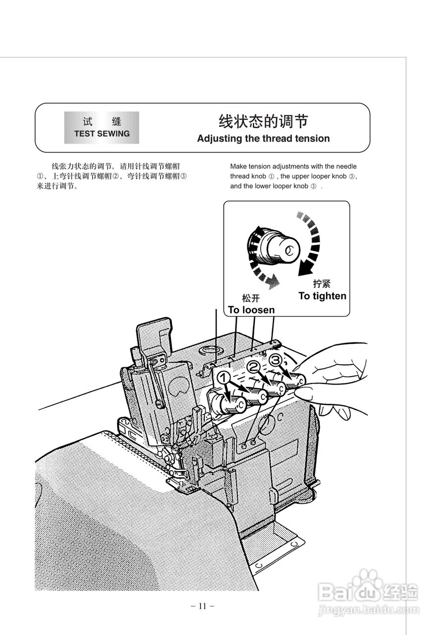 JK-798T型差动式超高速包缝机使用说明:[2]