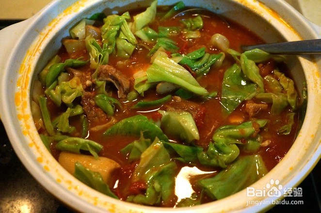 西红柿牛肉粉丝煲的做法