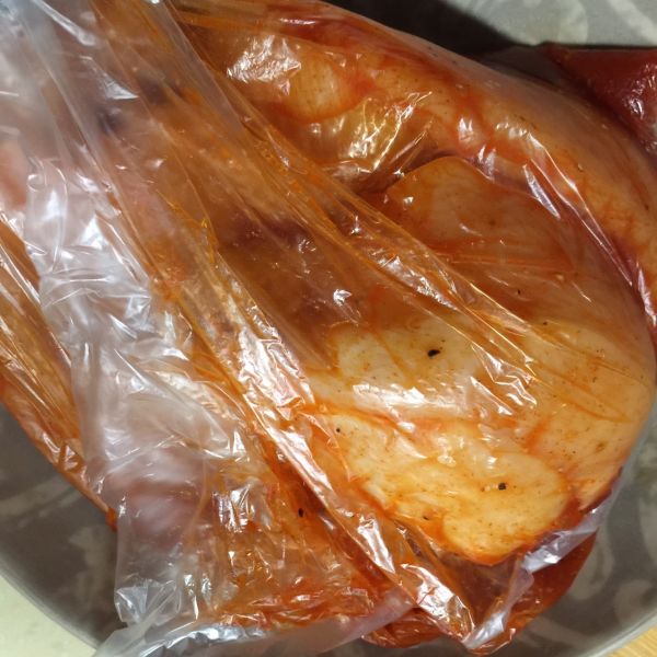 奥尔良鸡排三明治