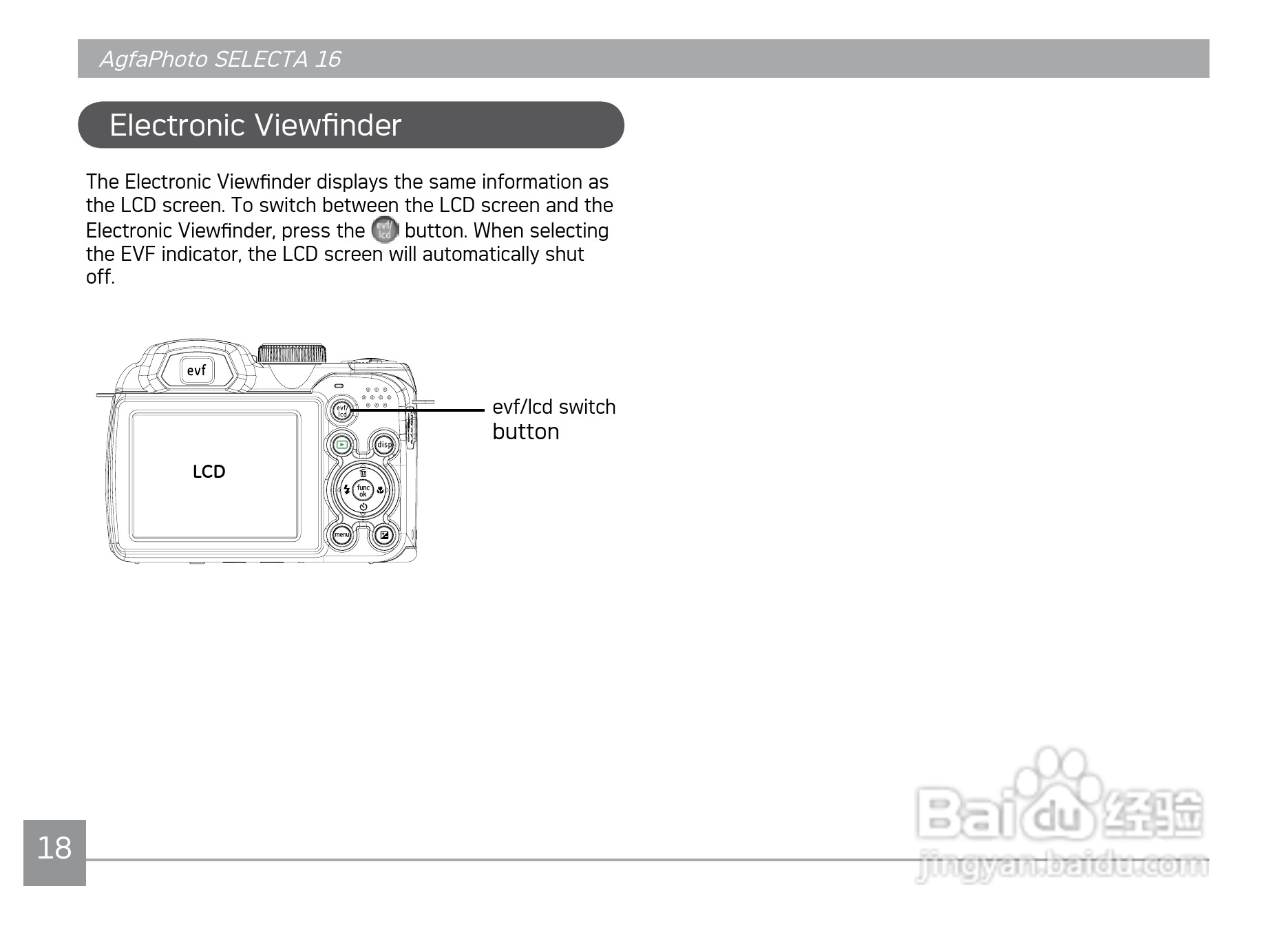 爱克发AgfaPhoto SELECTA 16数码相机使用说明书:[3]