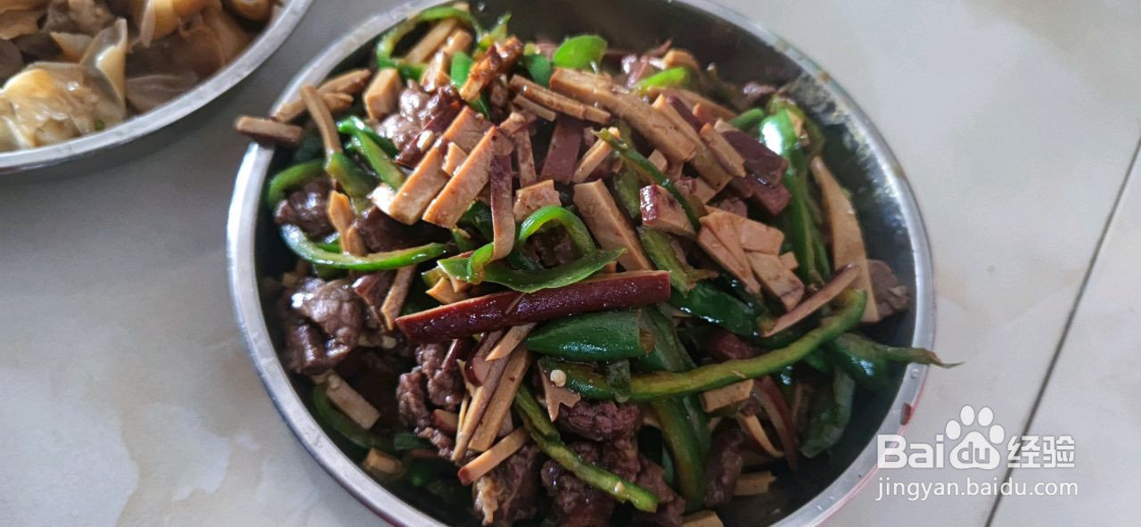 鸡蛋干牛肉的做法