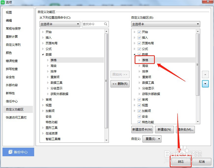 Excel数据工具栏里的表格不见了如何办
