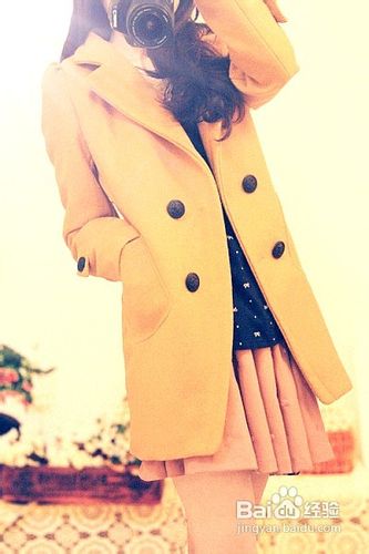 教你呢子大衣巧妙搭你也可以清新甜美的技巧哦