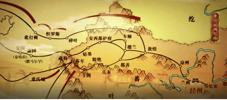 天竺唐朝的主要贸易商品