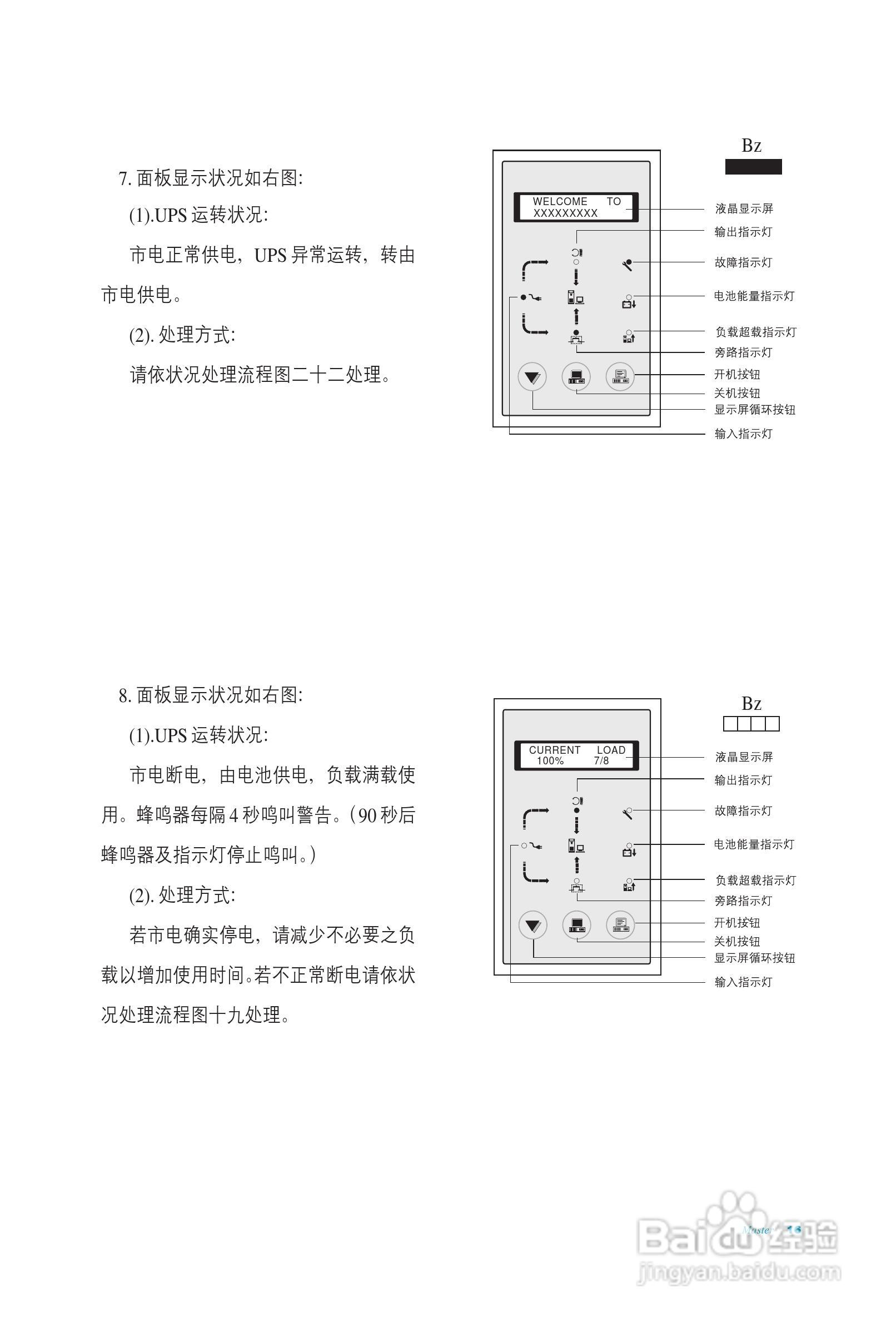 科士达Master系列在线式不间断电源用户使用说明书:[2]