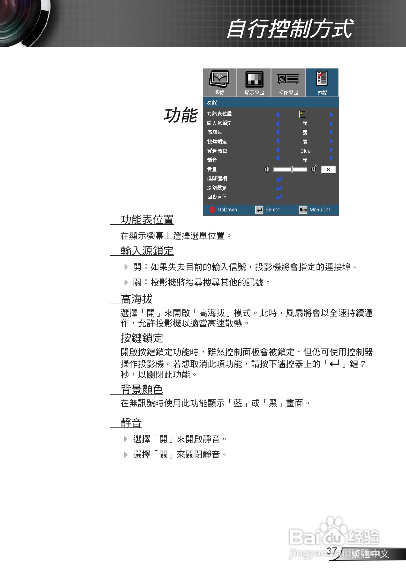 奥图码EP720投影机使用说明书:[4]