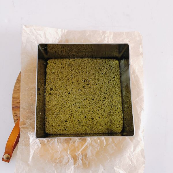 抹茶香缇奶油蛋糕