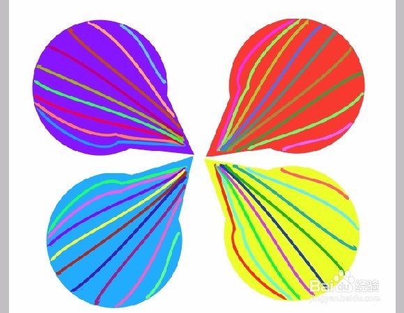 ps制作彩带汽球