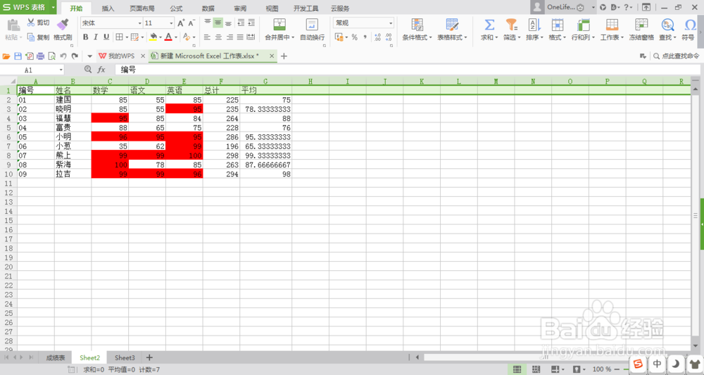 Excel如何插入行与列