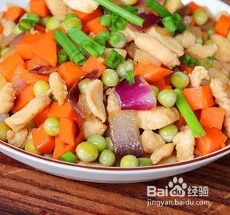 鸡胸肉炒杂蔬的做法步骤