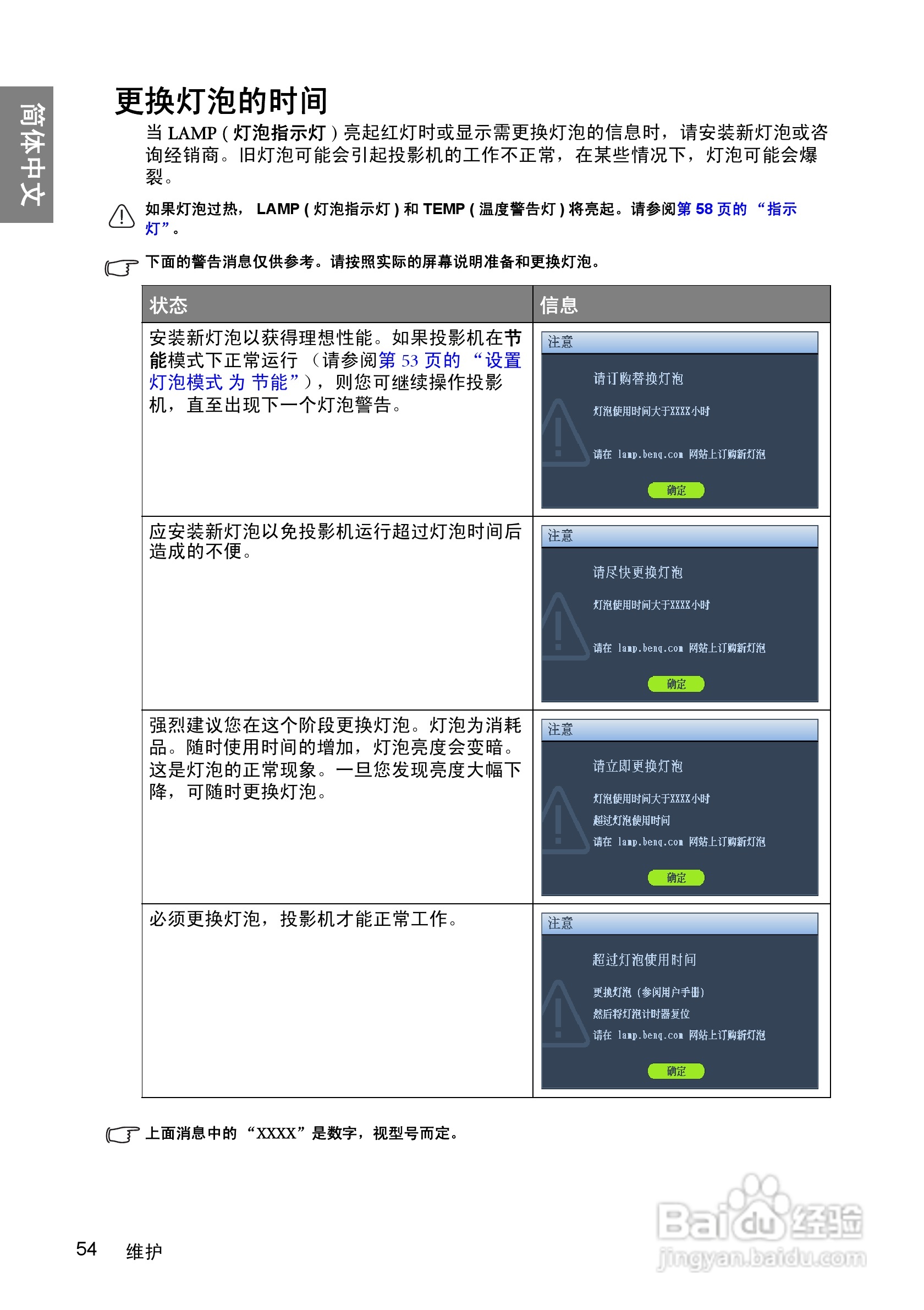 明基W1000+投影机使用说明书:[6]