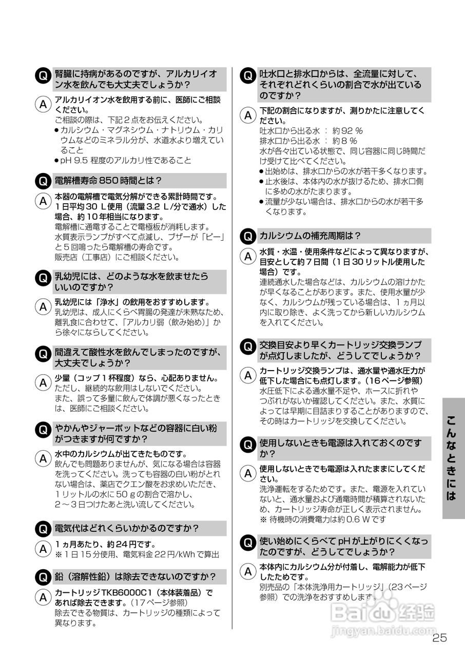 Panasonic TKB6000电解水机使用说明书:[3]