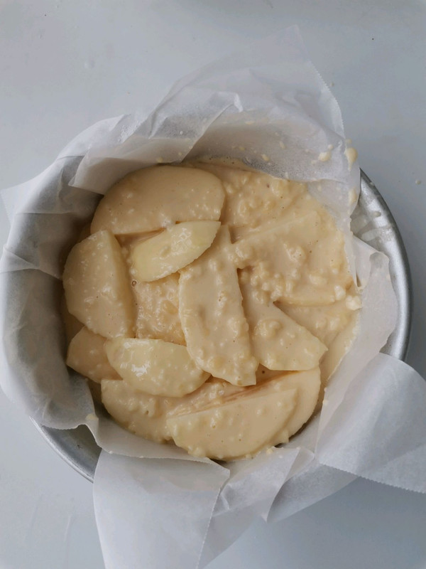 苹果千层蛋糕,不用打发,搅一搅就能做