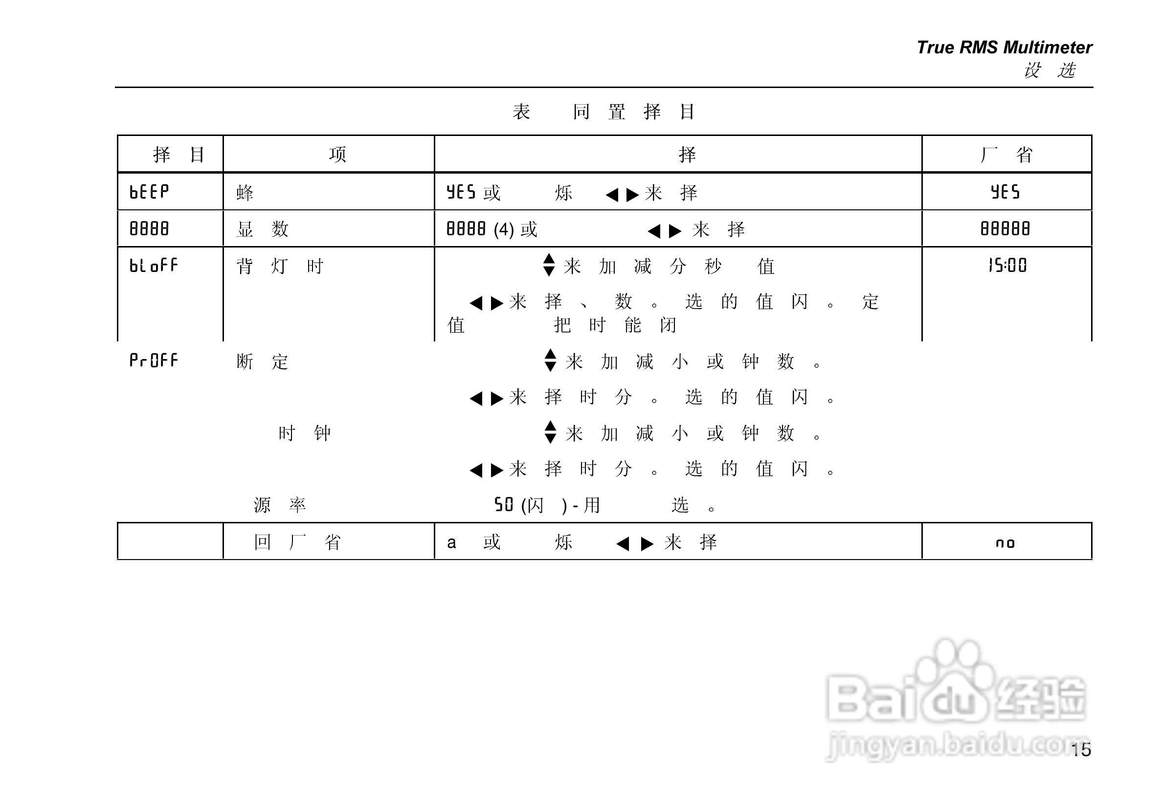 福禄克Fluke 189数字模拟多用表使用说明书:[2]