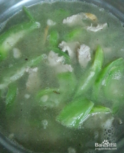 丝瓜肉丝汤怎么做?