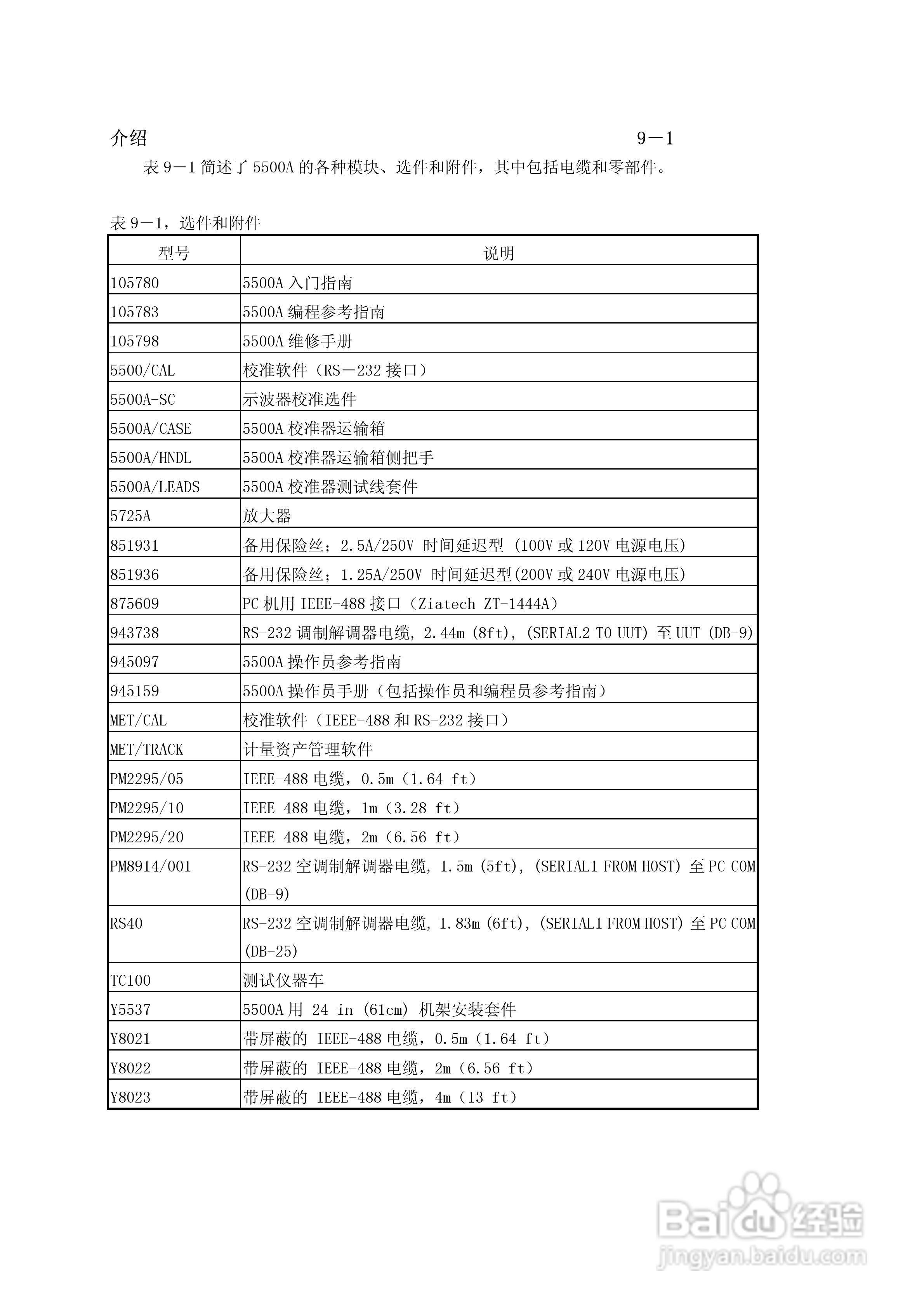福禄克5500A校准器使用手册:[23]