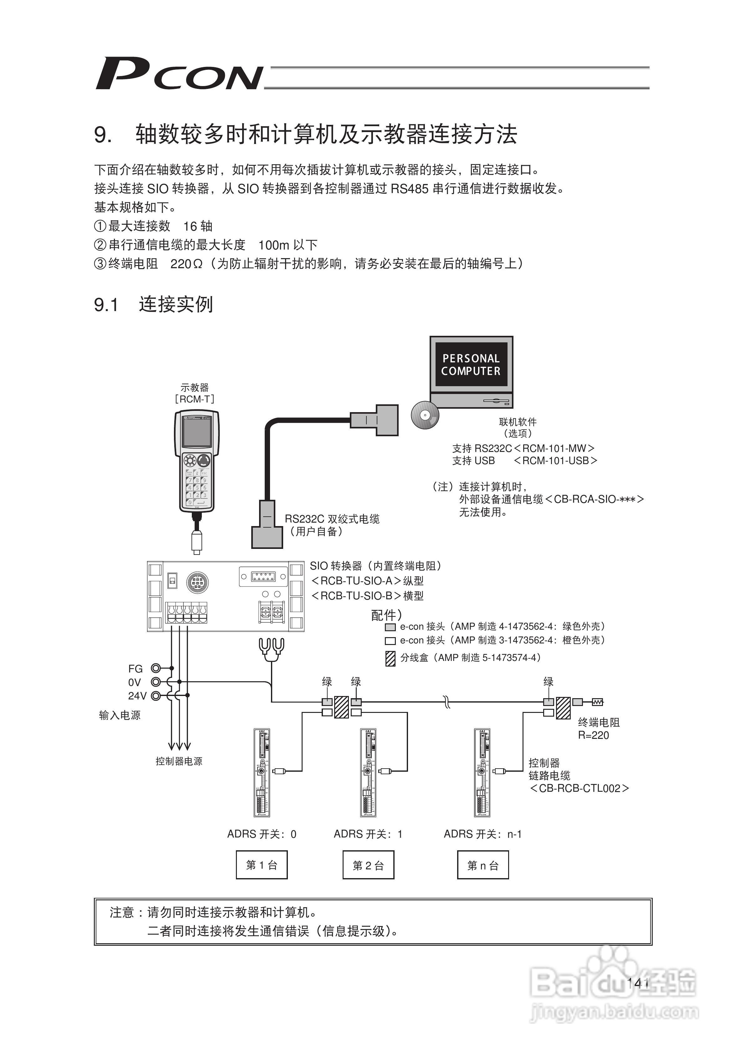 Pcon PCON-C/CG/CF 控制器定位型使用说明书:[16]