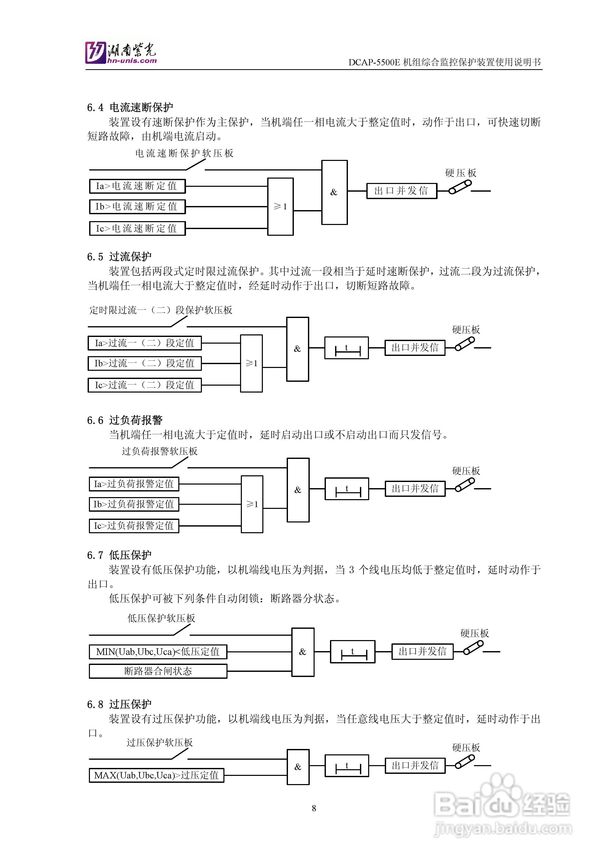 紫光DCAP-5500E机组综合监控保护装置使用说明书:[1]