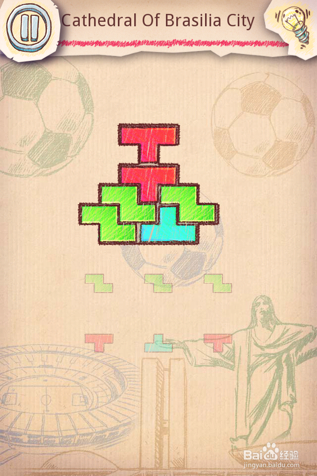 Doodle Fit2 攻略-11 Brazil 巴西