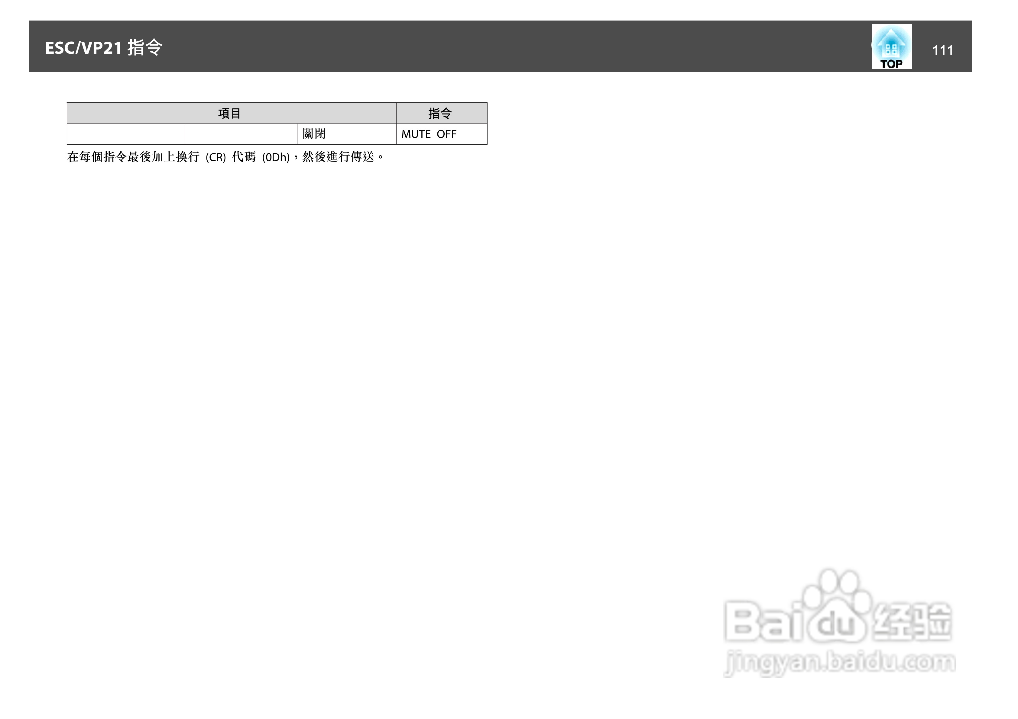 爱普生EB-Z8150投影机使用说明书:[12]