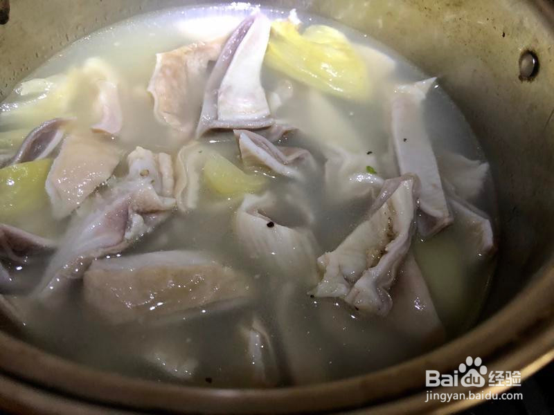 小美猪肚汤的做法