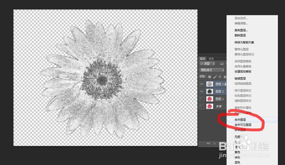 Photoshop教程---制作圆珠笔画效果