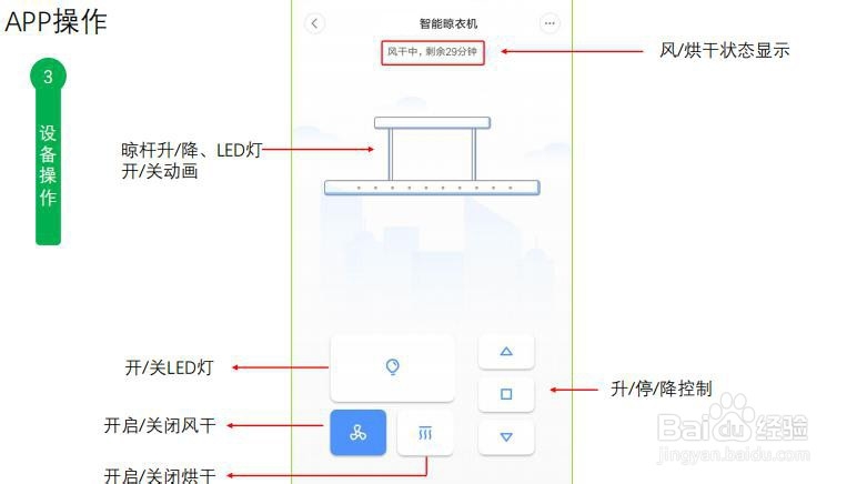 Aqara智能晾衣机使用方法