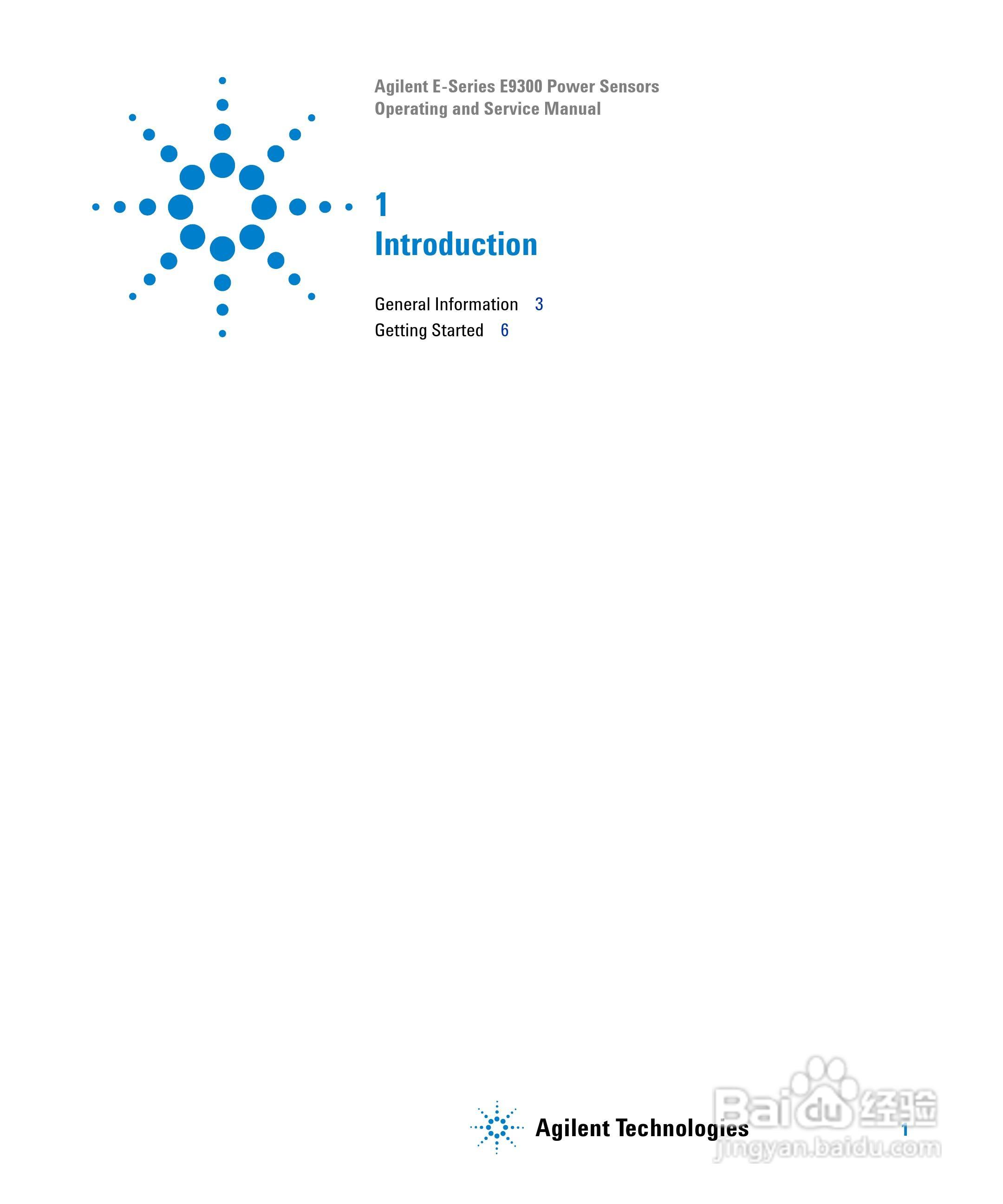 E9300B功率感测器使用手册:[3]