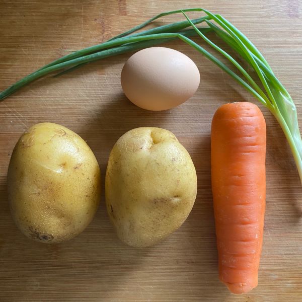 香煎土豆丝肉饼