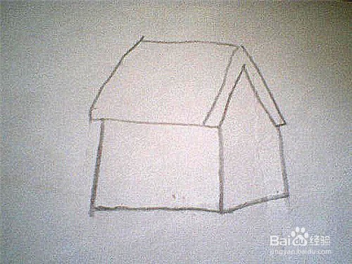 简笔画小房子的画法