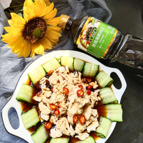 捞汁黄瓜鸡胸肉片