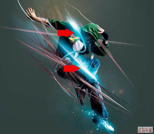 Photoshop打造绚丽的潮流舞者