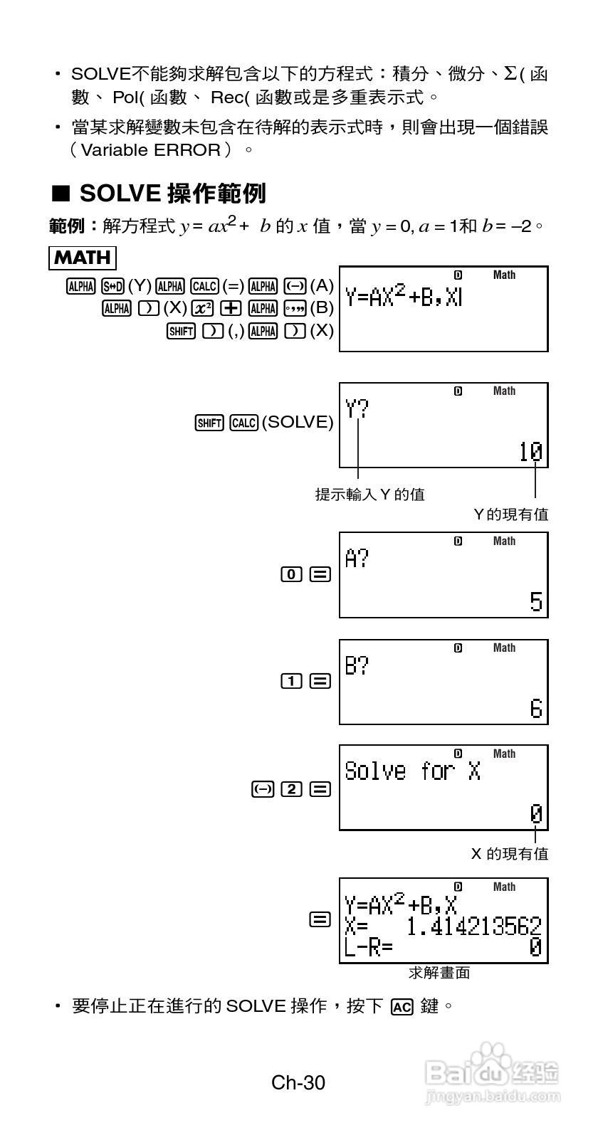 Casio FX-570ES型科学计算器说明书:[4]