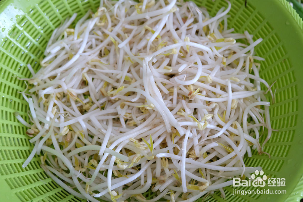 馓子炒绿豆芽的做法