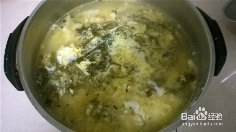 海带鸡蛋汤的做法