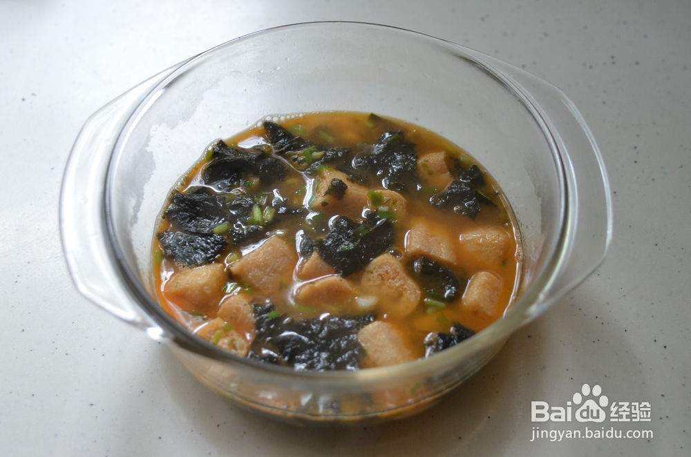 虾头紫菜油条子汤