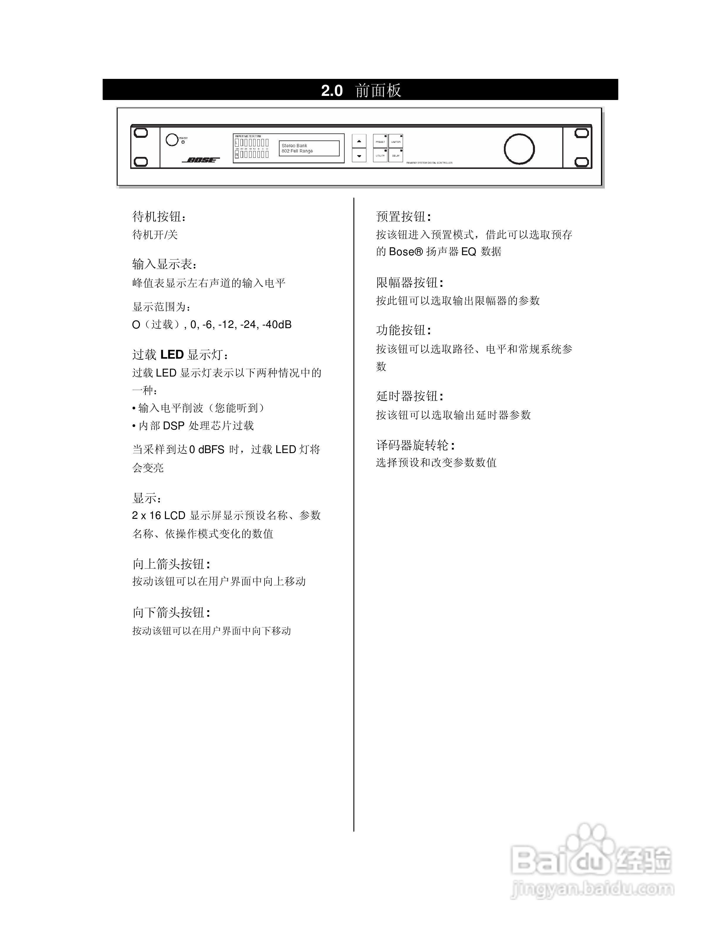 旋风科技BOSE PDC处理器说明书:[1]