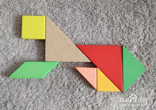 美洲狮用七巧板怎么拼?