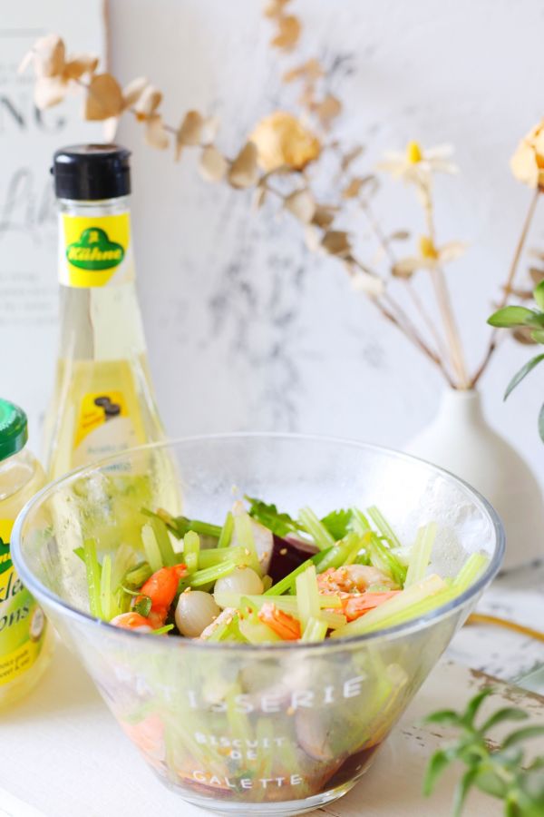 清爽低脂凉拌菜之凉拌虾仁芹菜