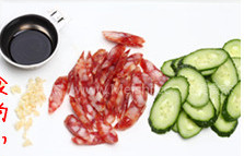 广东青瓜炒腊肠